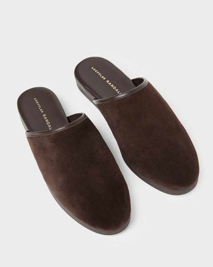 Roni Suede Mule - Brown