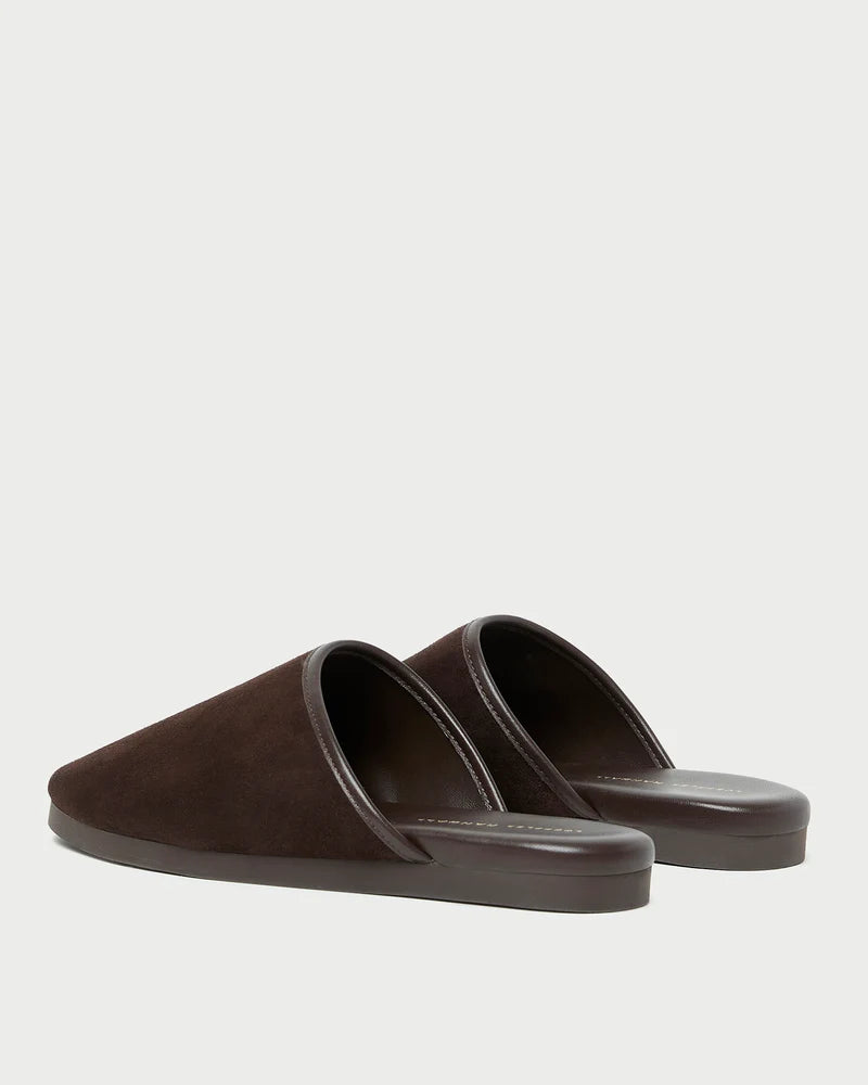 Roni Suede Mule - Brown