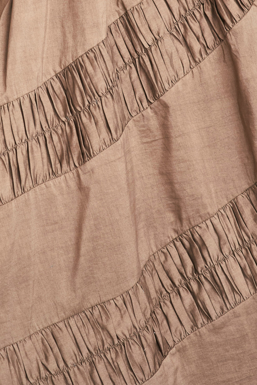 Verona Ruched Skirt - Walnut