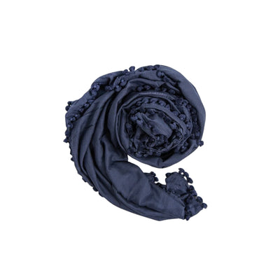 Dupatta Plain Shawl - Midnight