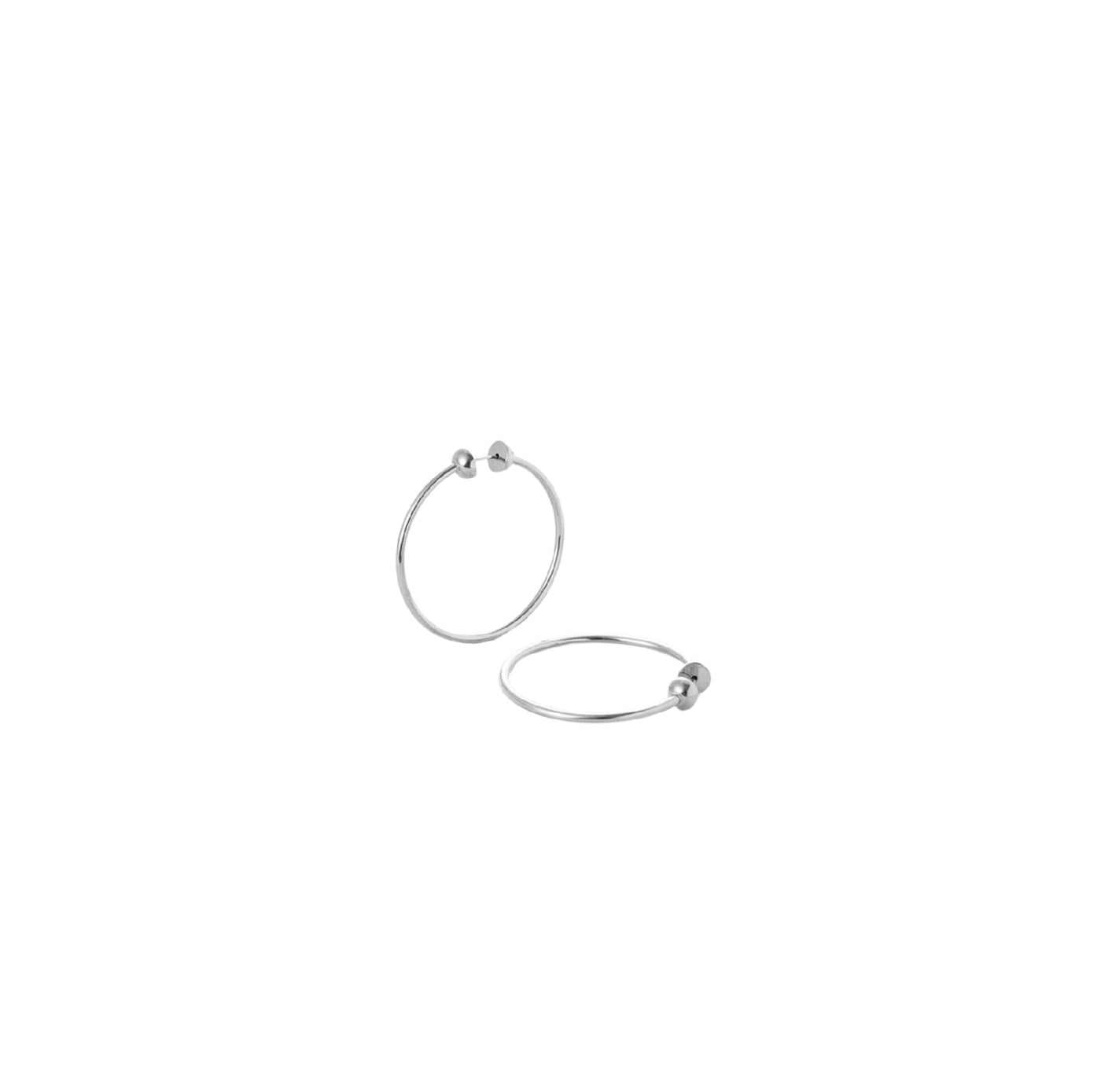 Icon Hoops Small - Silver