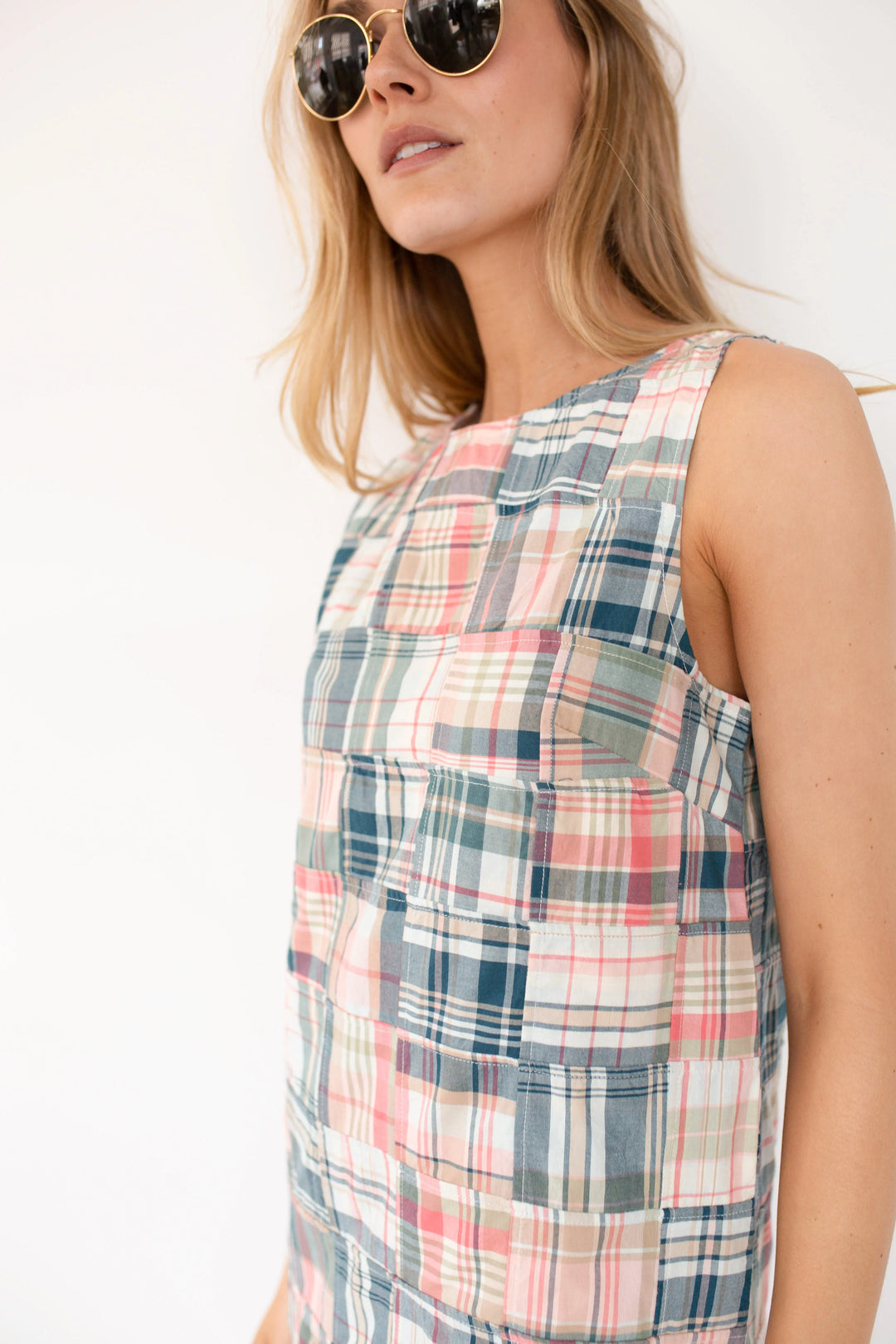 Madras Shift Dress