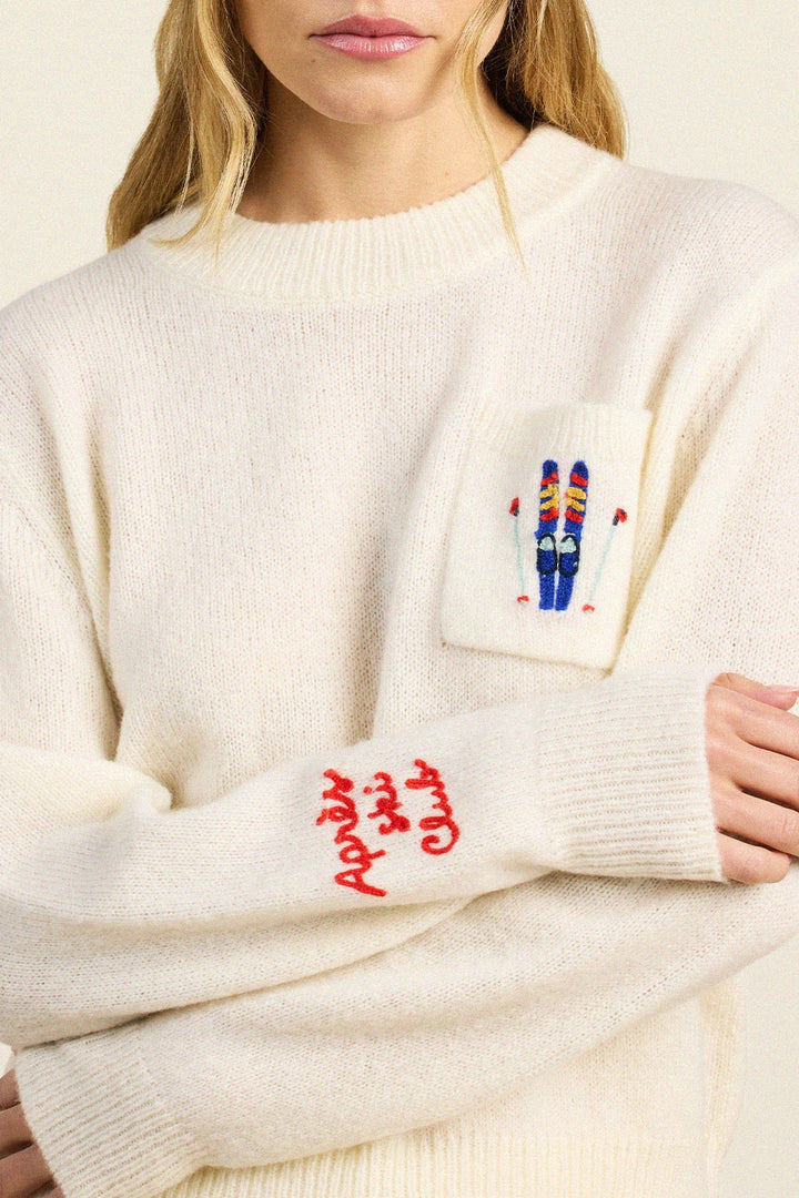 Oksana Sweater - Antique White