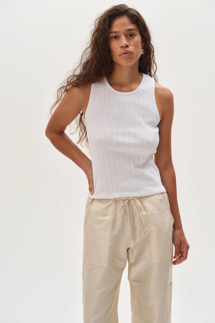The Varied Rib Tank - Powder