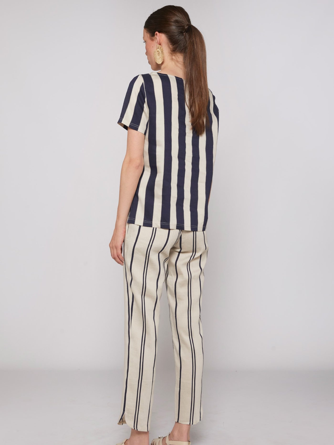 Ornella Trouser - Elba Stripes