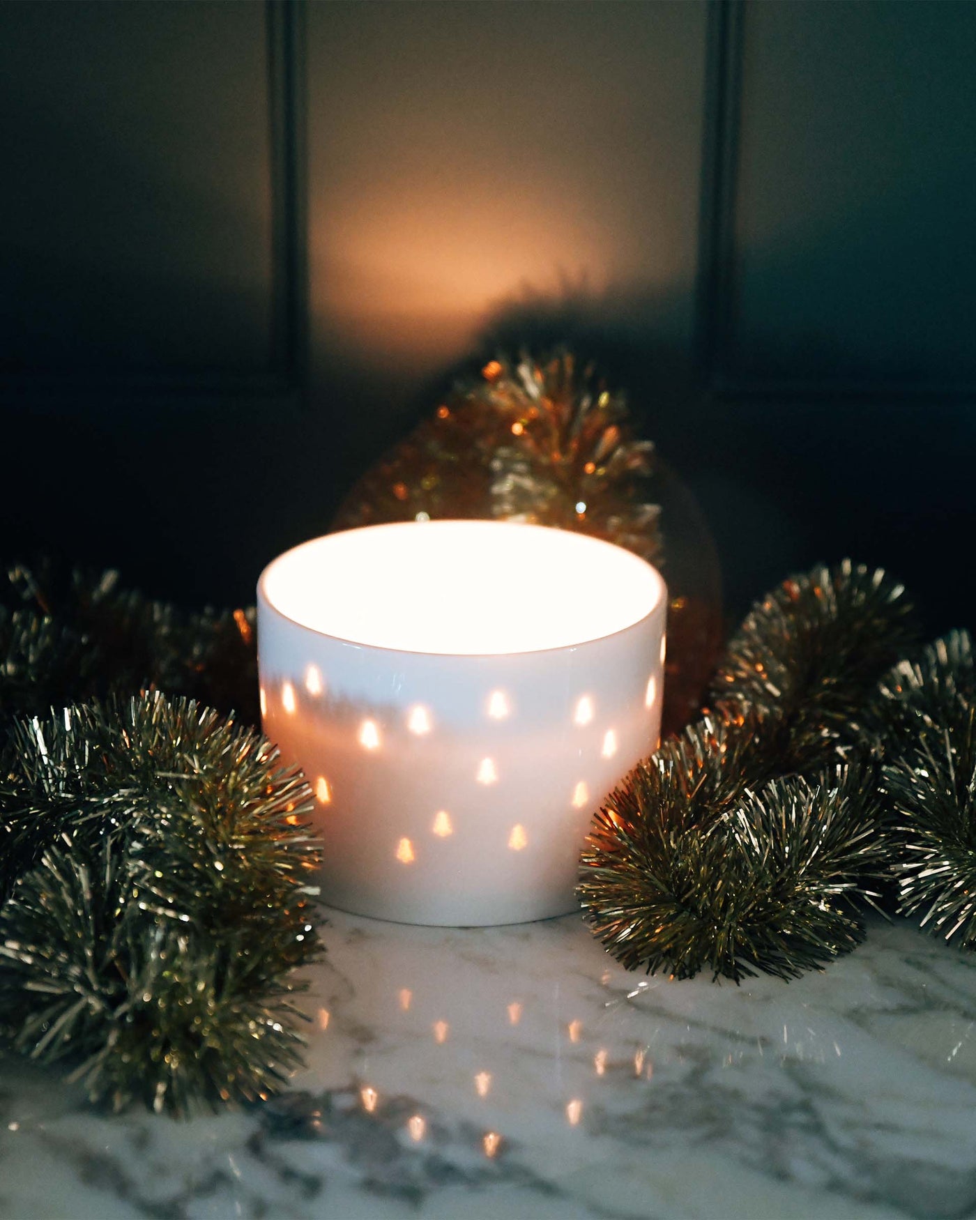 Twinkle Ceramic Candle - Sea Pines