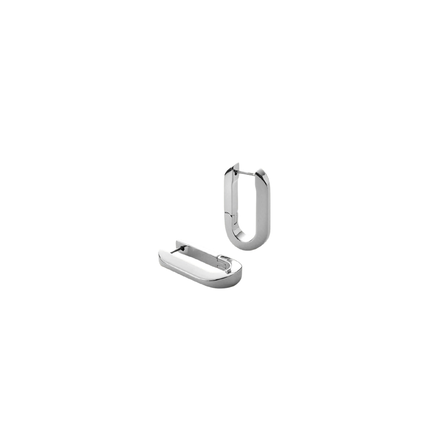 U-Link Earrings - Silver