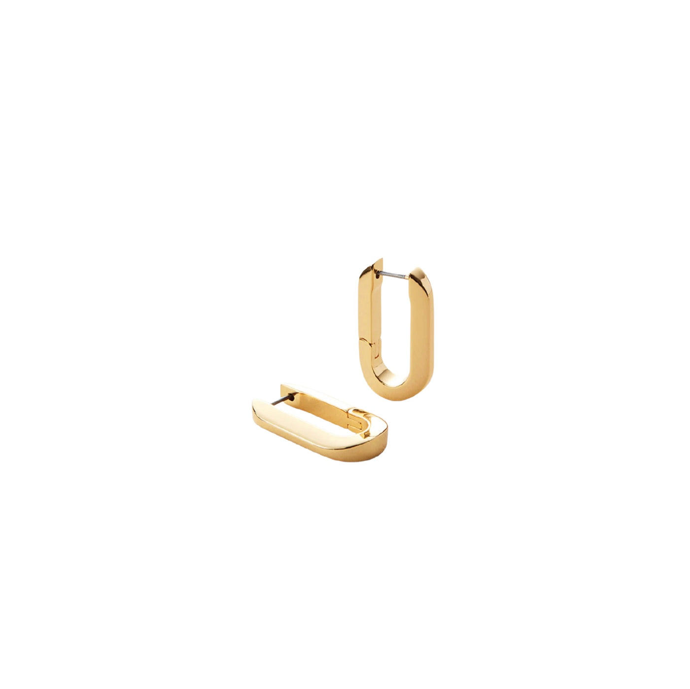 U-Link Earrings - Gold