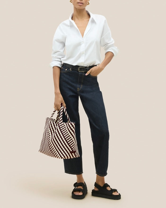 St Barths Medium Tote Graphic Stripe - Roma - Thumbnail 4