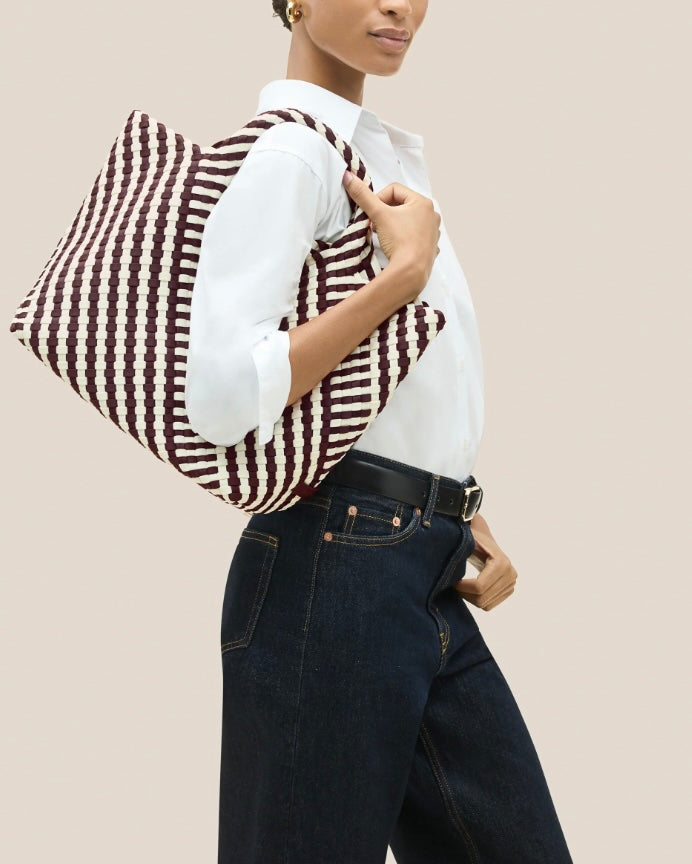 St Barths Medium Tote Graphic Stripe - Roma