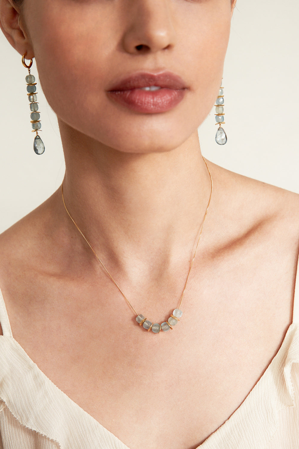 Aquamarine Delicate Necklace