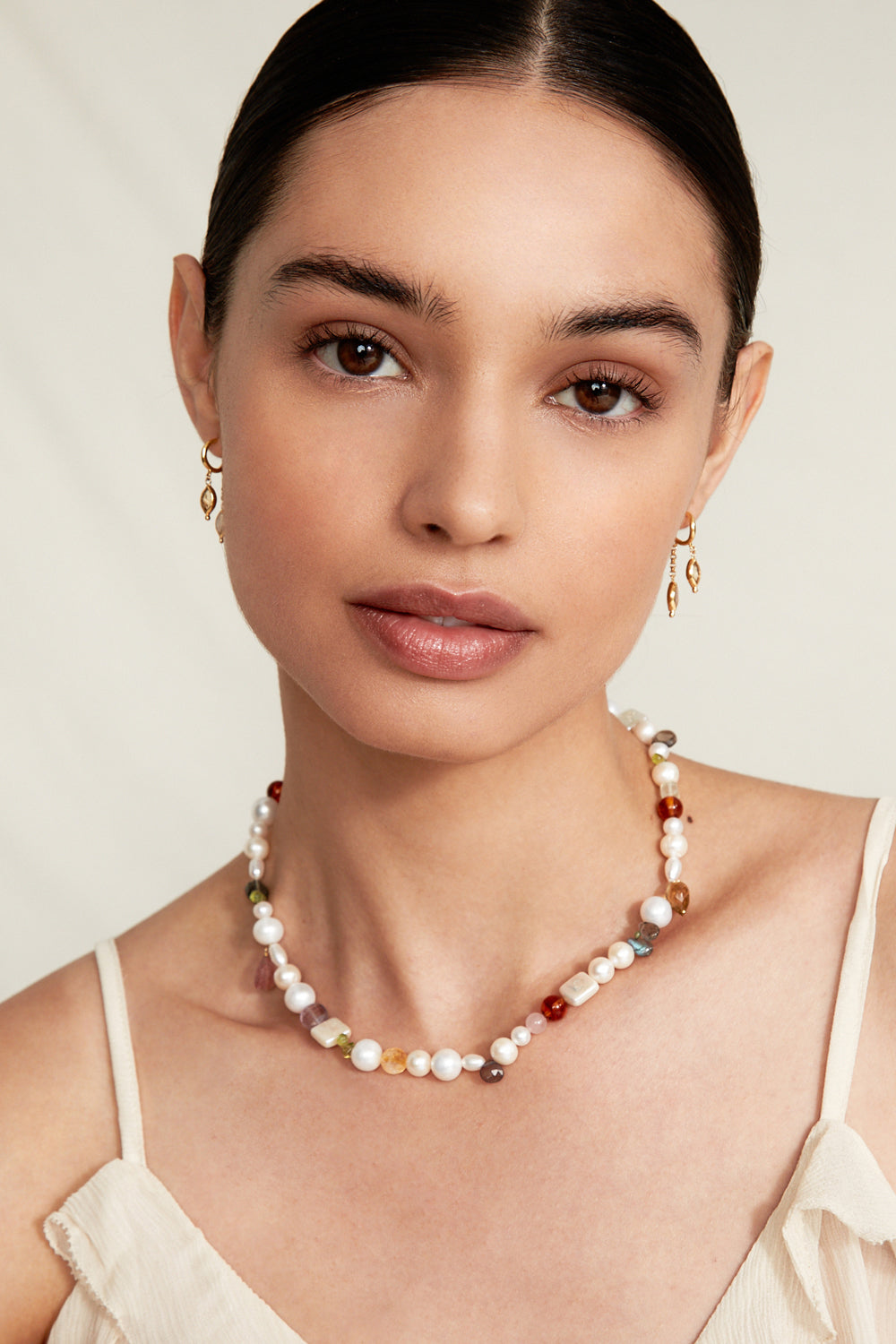 Mismatched Freshwater Pearl Necklace