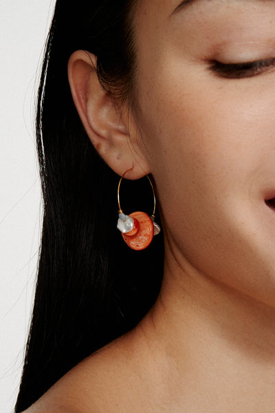 Florian Hoop Earrings - Multi