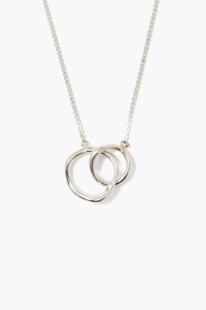 Nested Circle Necklace - Silver