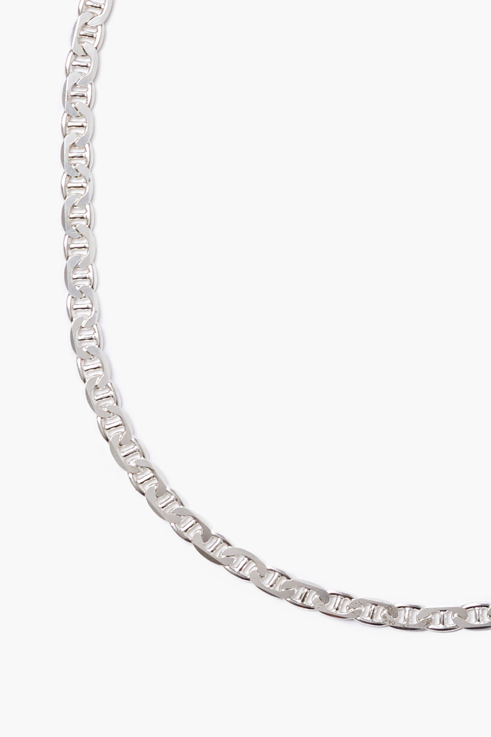 Thick Anchor Curb Chain - Silver
