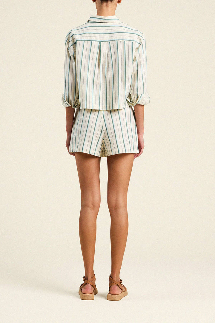Gracia Skort - Verde Stripes