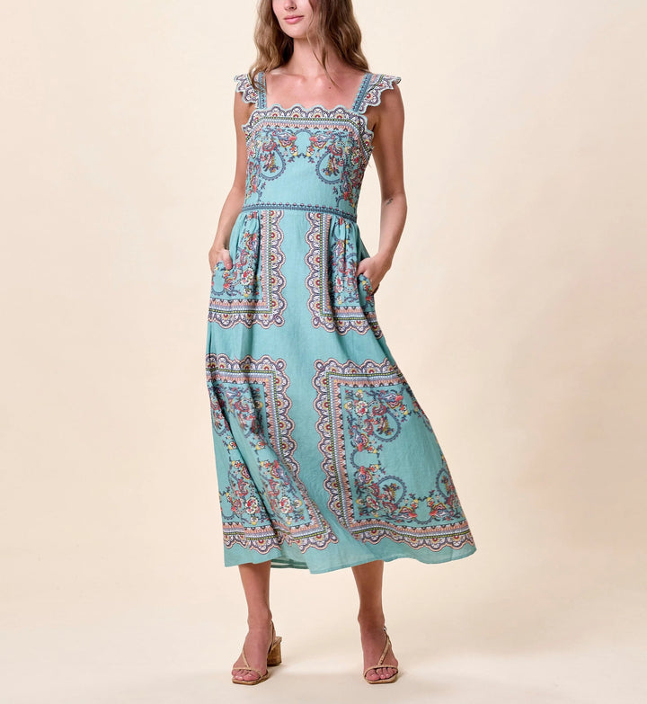 Veronique Ankle Dress - Bleura
