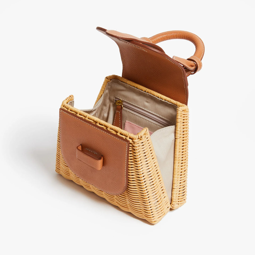 Petite Lady Bag Natural w/Strap