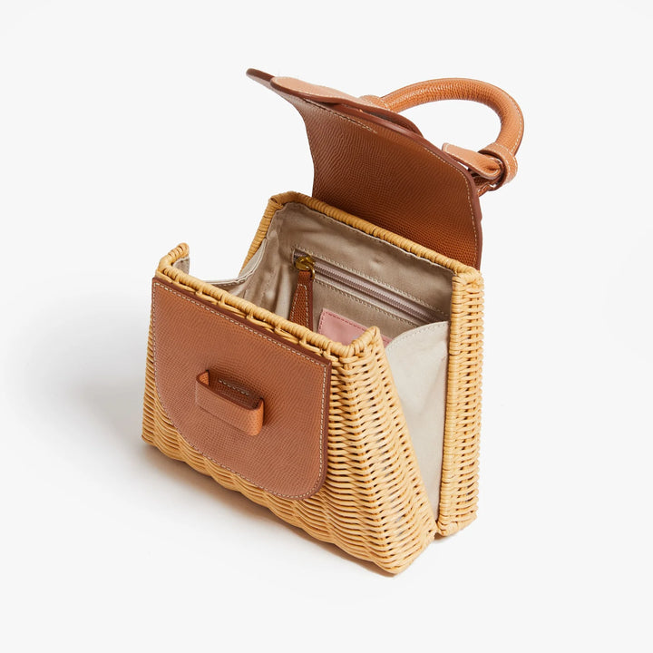 Petite Lady Bag Natural w/Strap