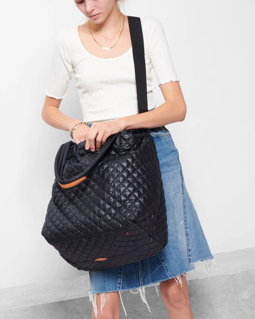 Large Metro Tote Deluxe - Black