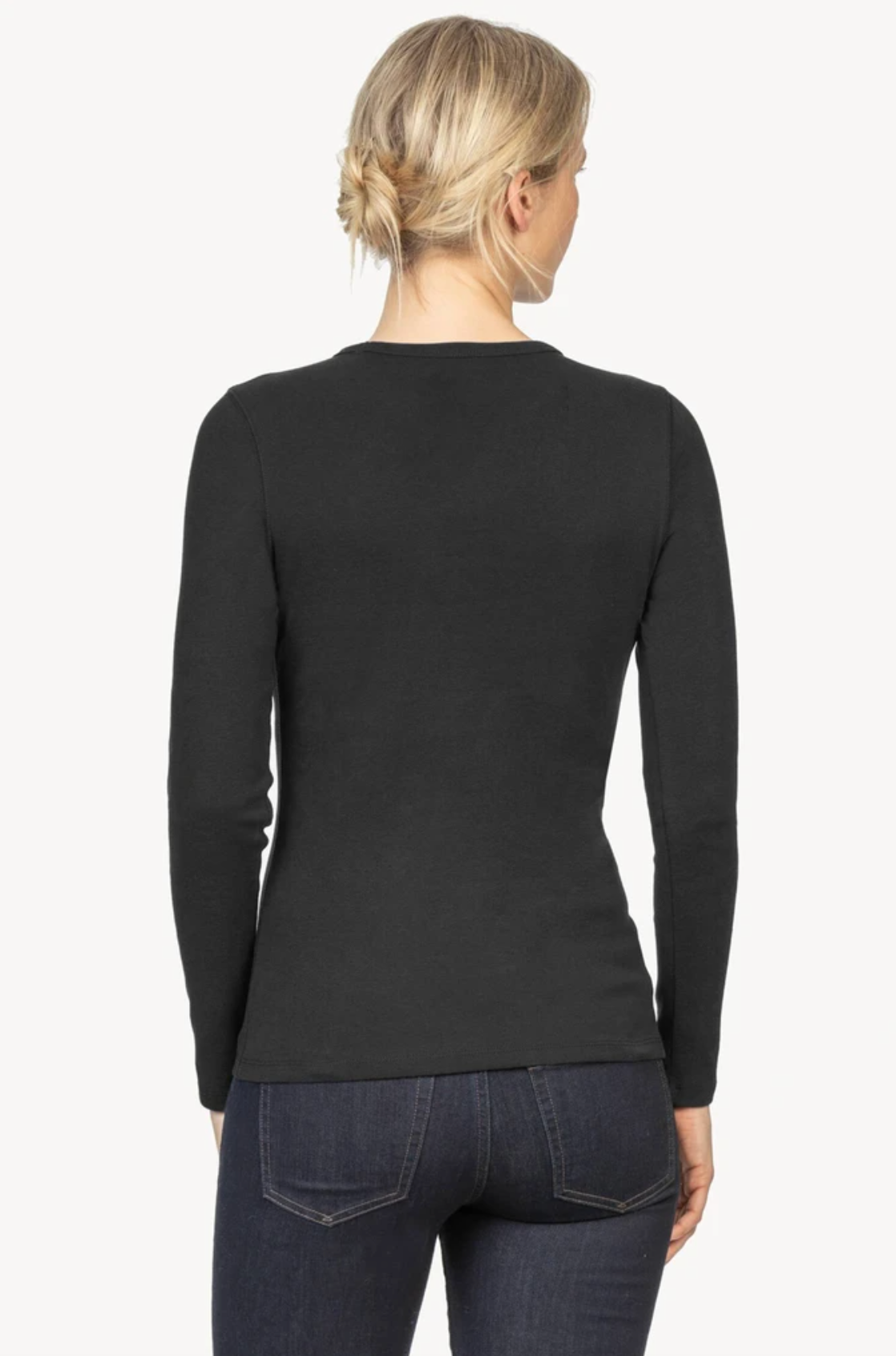 Long Sleeve Crew Black