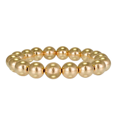 10MM Gold Filled Plain Bracelet