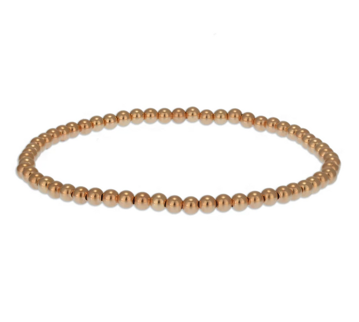 Plain Bracelet 3mm - Rose Gold
