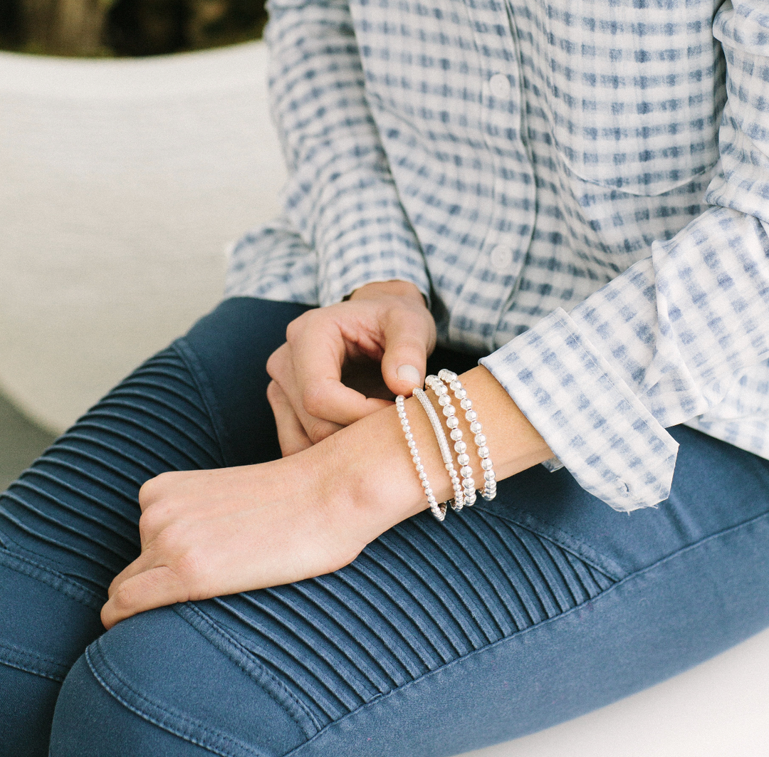 Plain Bracelet 3mm - Silver