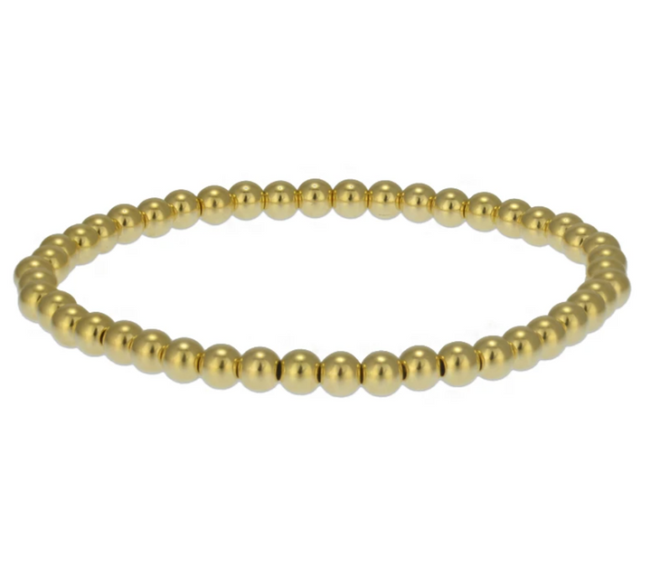 Plain Bracelet 4mm - Gold