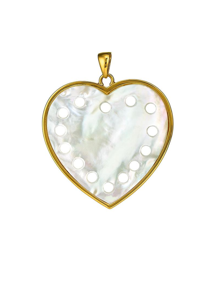 Heart Pendant Mother of Pearl