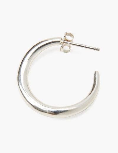 Infinity Hoop Silver Earring