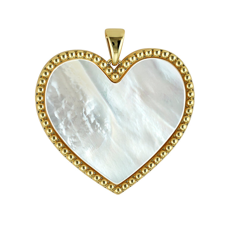 Beaded Heart Pendant