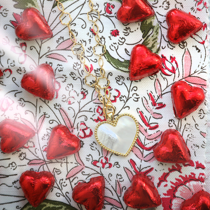 Beaded Heart Pendant