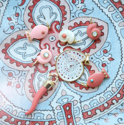 Monomoy Shell Charm - Pink