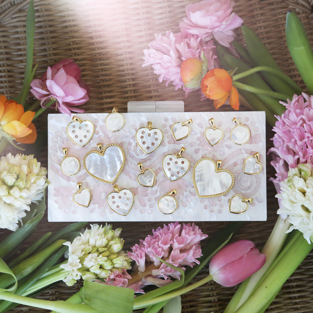 Beaded Heart Pendant