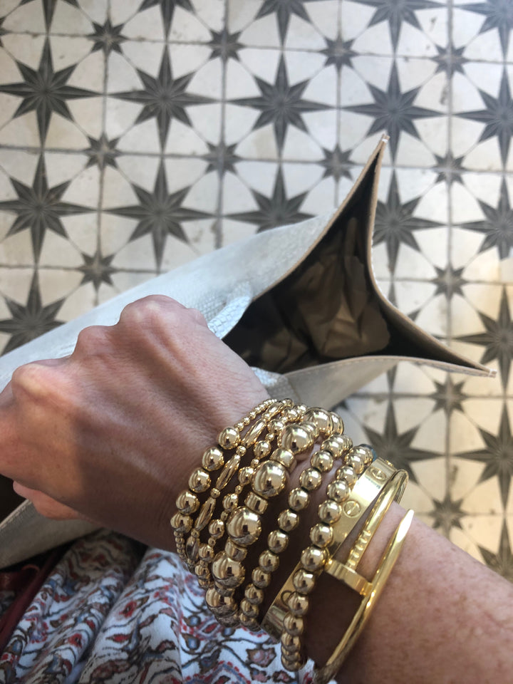 10MM Gold Filled Plain Bracelet