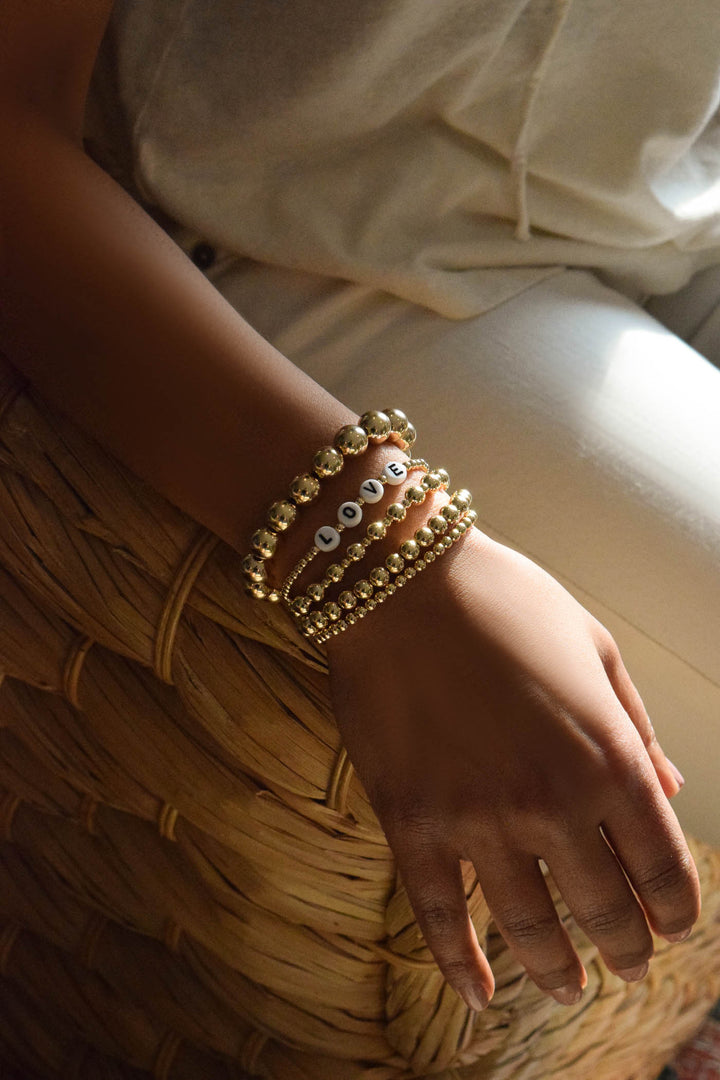 Plain Bracelet 6mm -  Gold