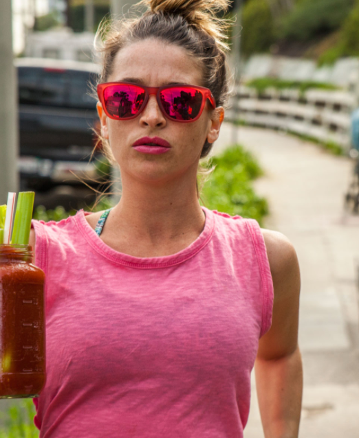 Phoenix at a Bloody Mary Bar Sunglasses