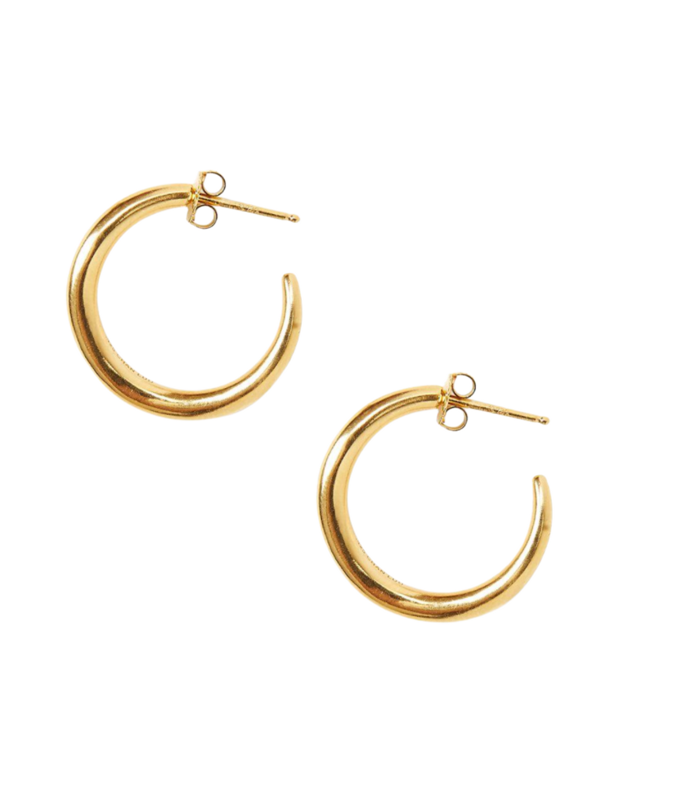 Infinity Hoop Gold Earrings