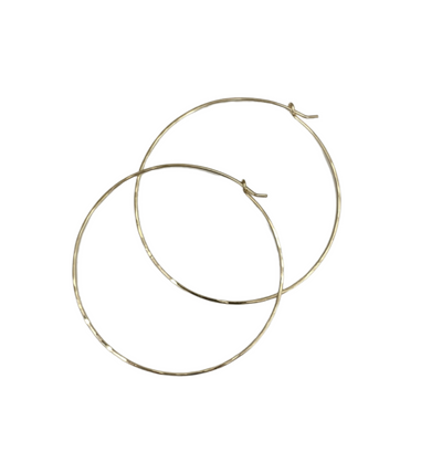 Gold Fill Hoops - Large