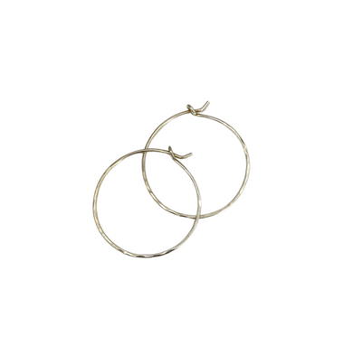 Sterling Silver Hoops - Small