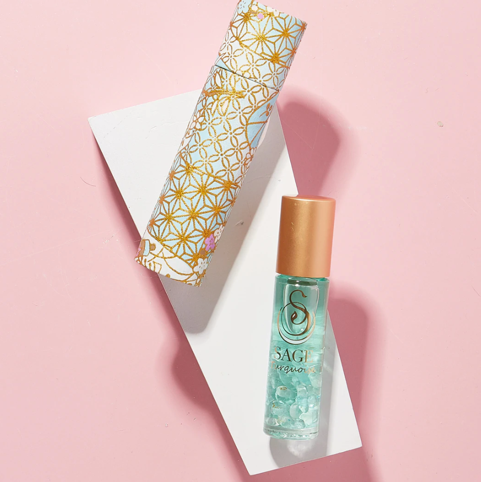 Turquoise Perfume Oil Roll