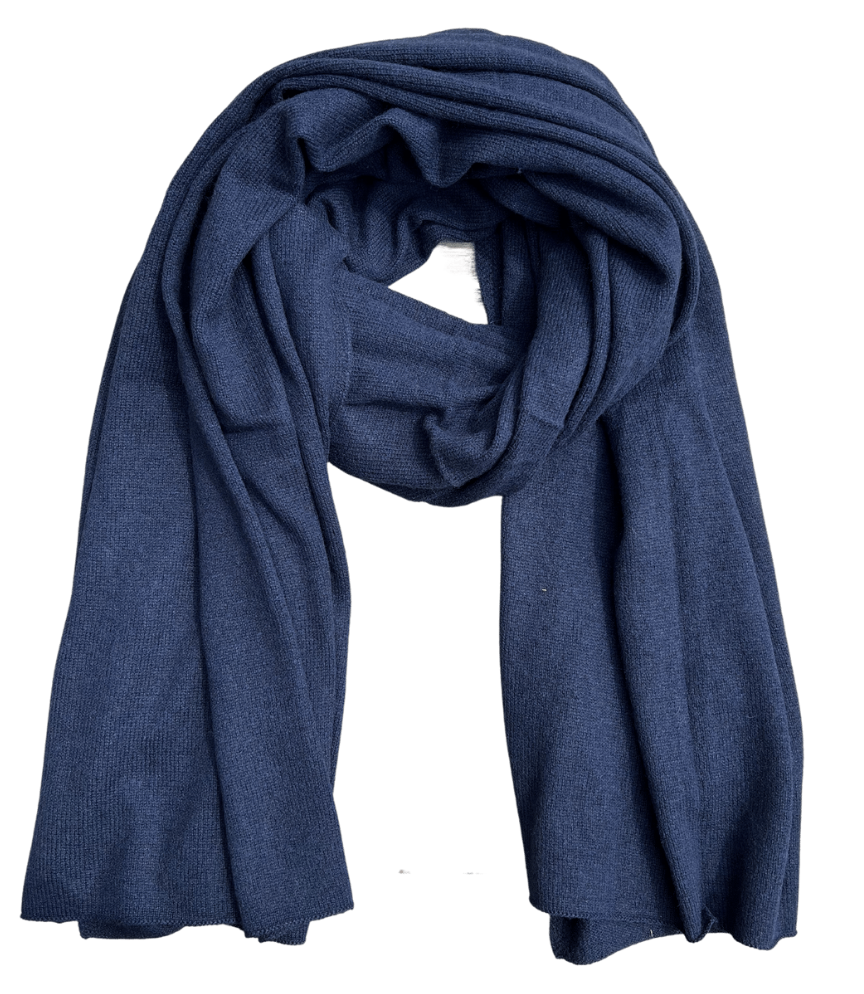 The Cashmere Travel Wrap Navy