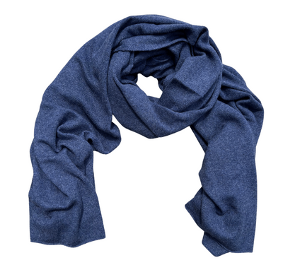 The Cashmere Travel Wrap Indigo