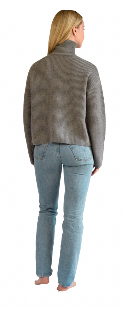 The Liz Cashmere Turtleneck Derby