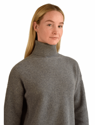 The Liz Cashmere Turtleneck Derby