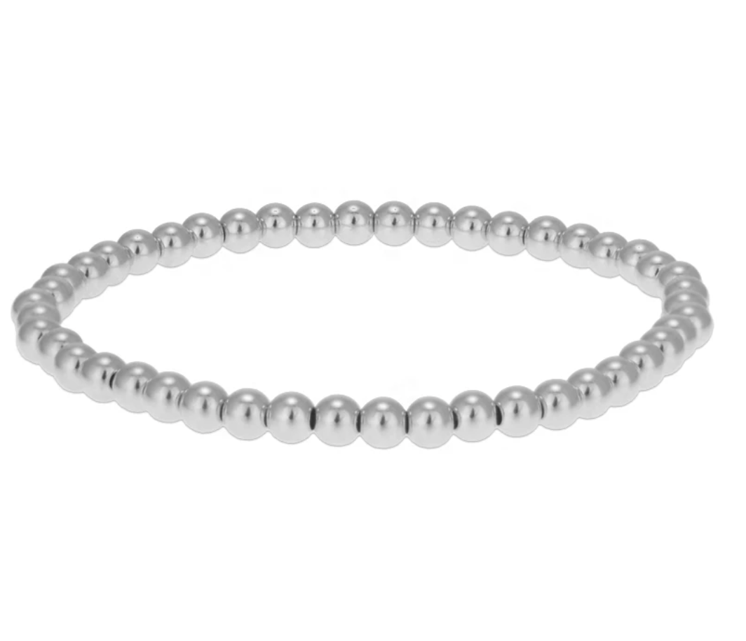 Plain Bracelet 4mm - Silver